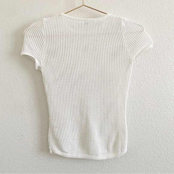 House of CB Yves Knit Top & Mariella Knit Mini Skirt Set in White XS - Picture 5 of 11